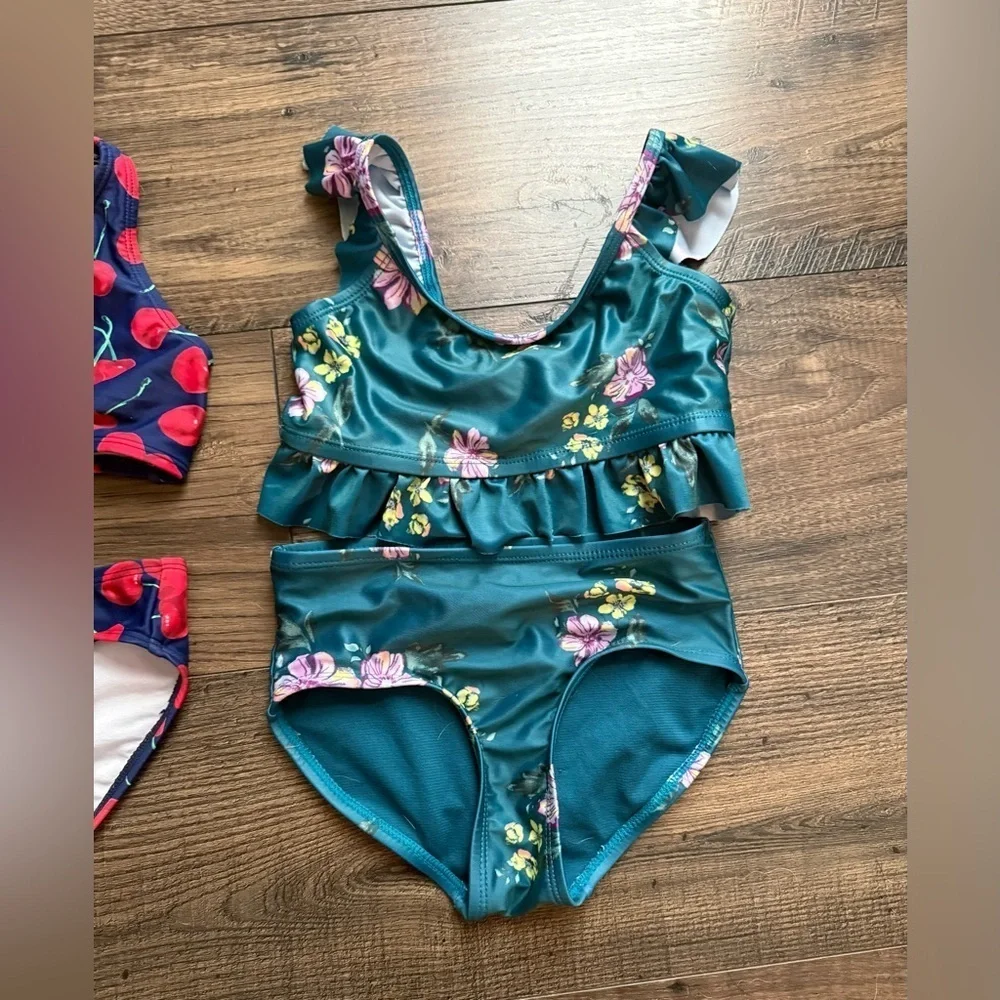 Kid's Two Piece Bathing Suit Bundle,Justice Kanu Size XS,Reseller Wholesale Lot - Picture 2 of 7